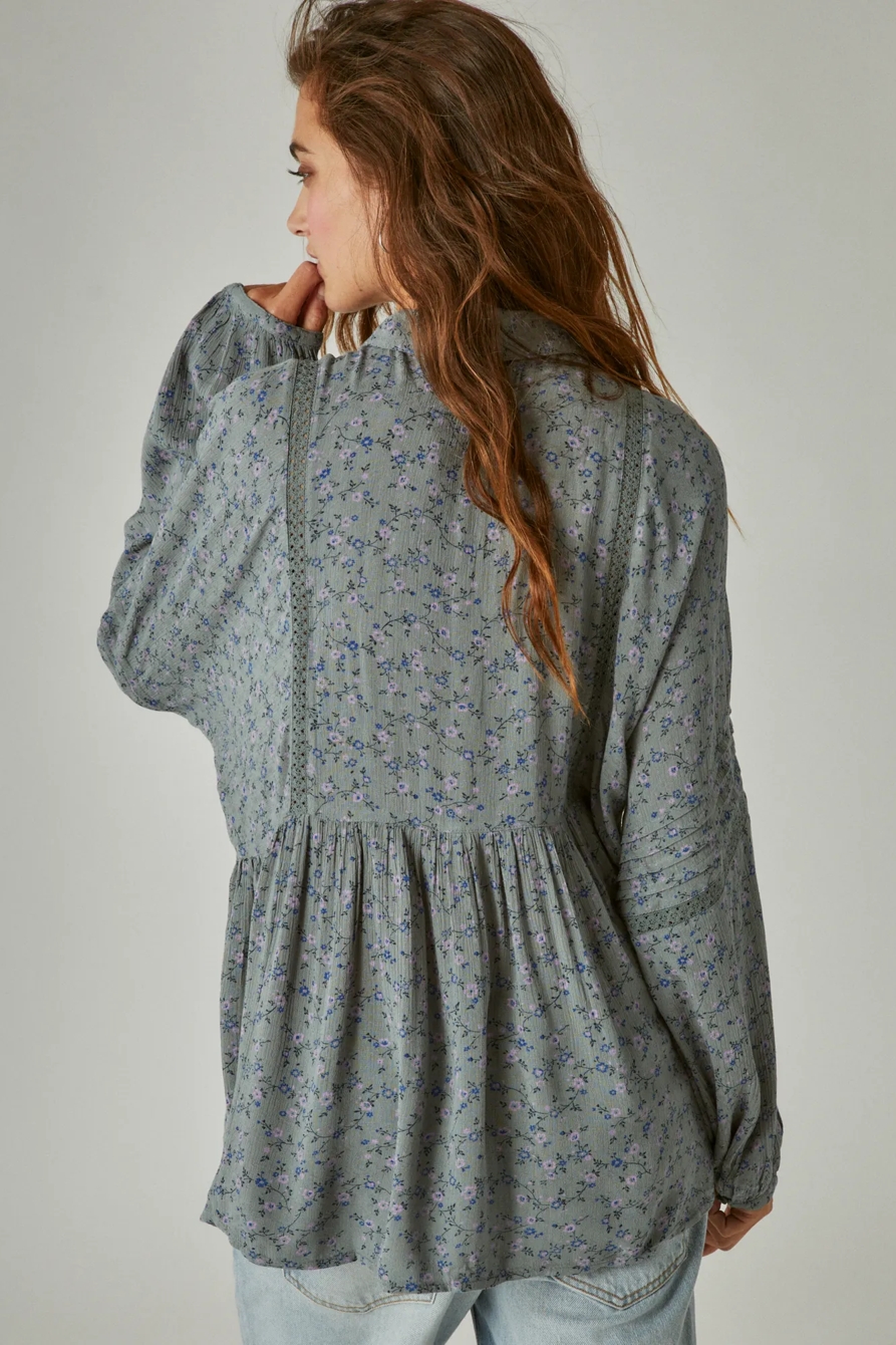 FLORAL POPOVER BLOUSE, image 3