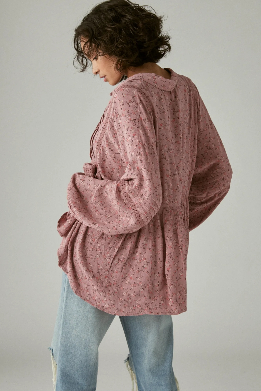 FLORAL POPOVER BLOUSE, image 4
