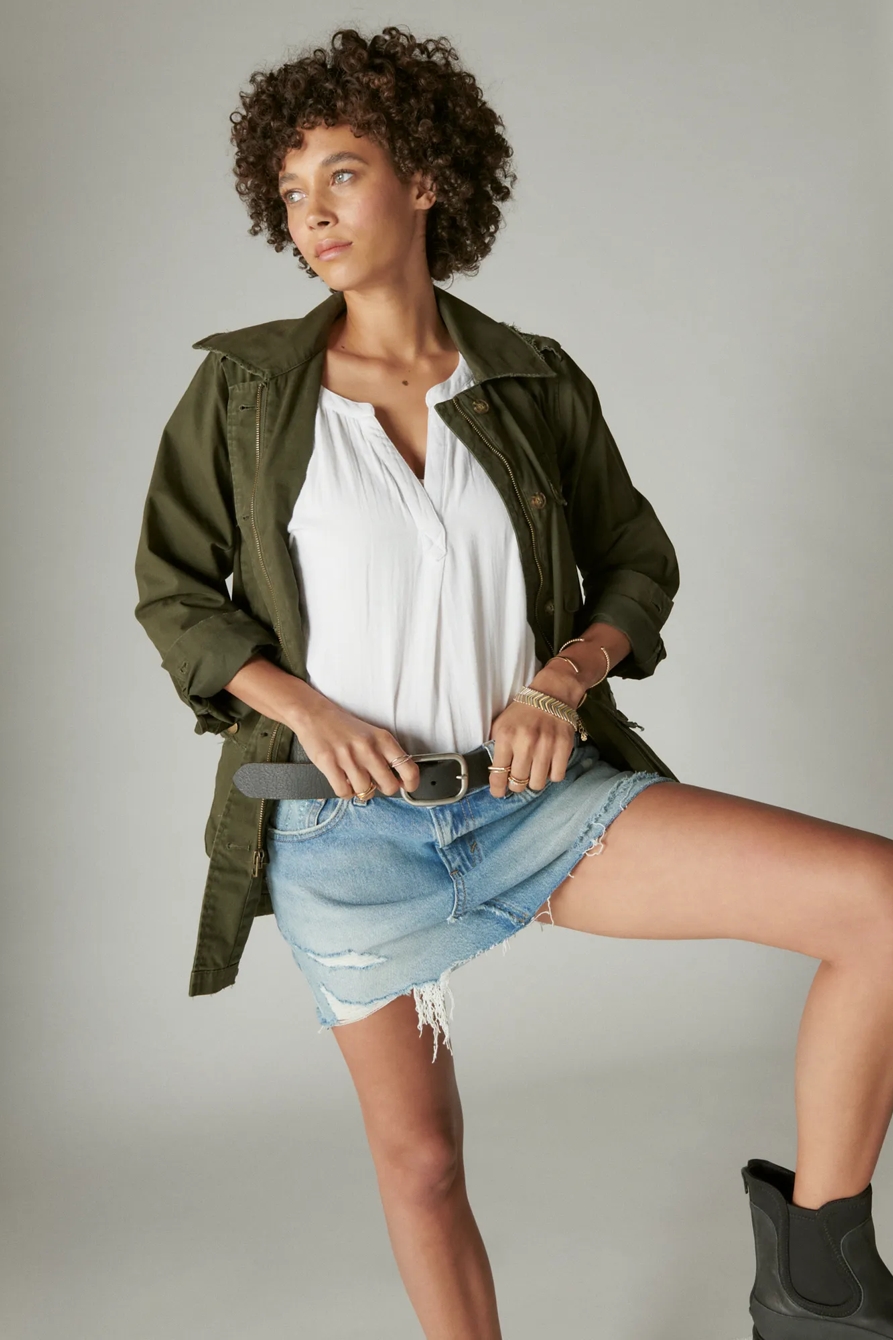 SHORT SLEEVE POPOVER SHIRT, image 2