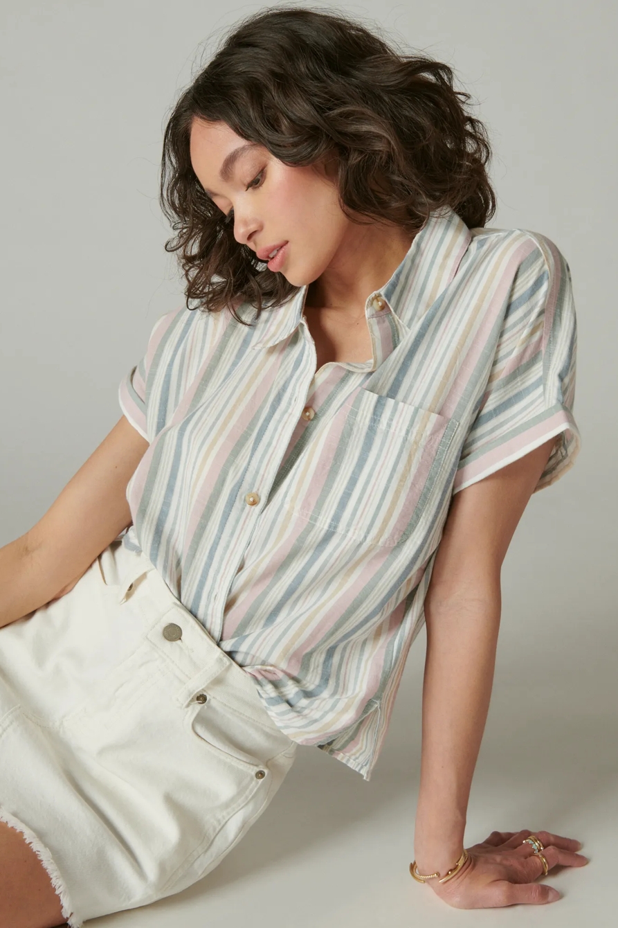RELAXED STRIPED SHIRT, image 4