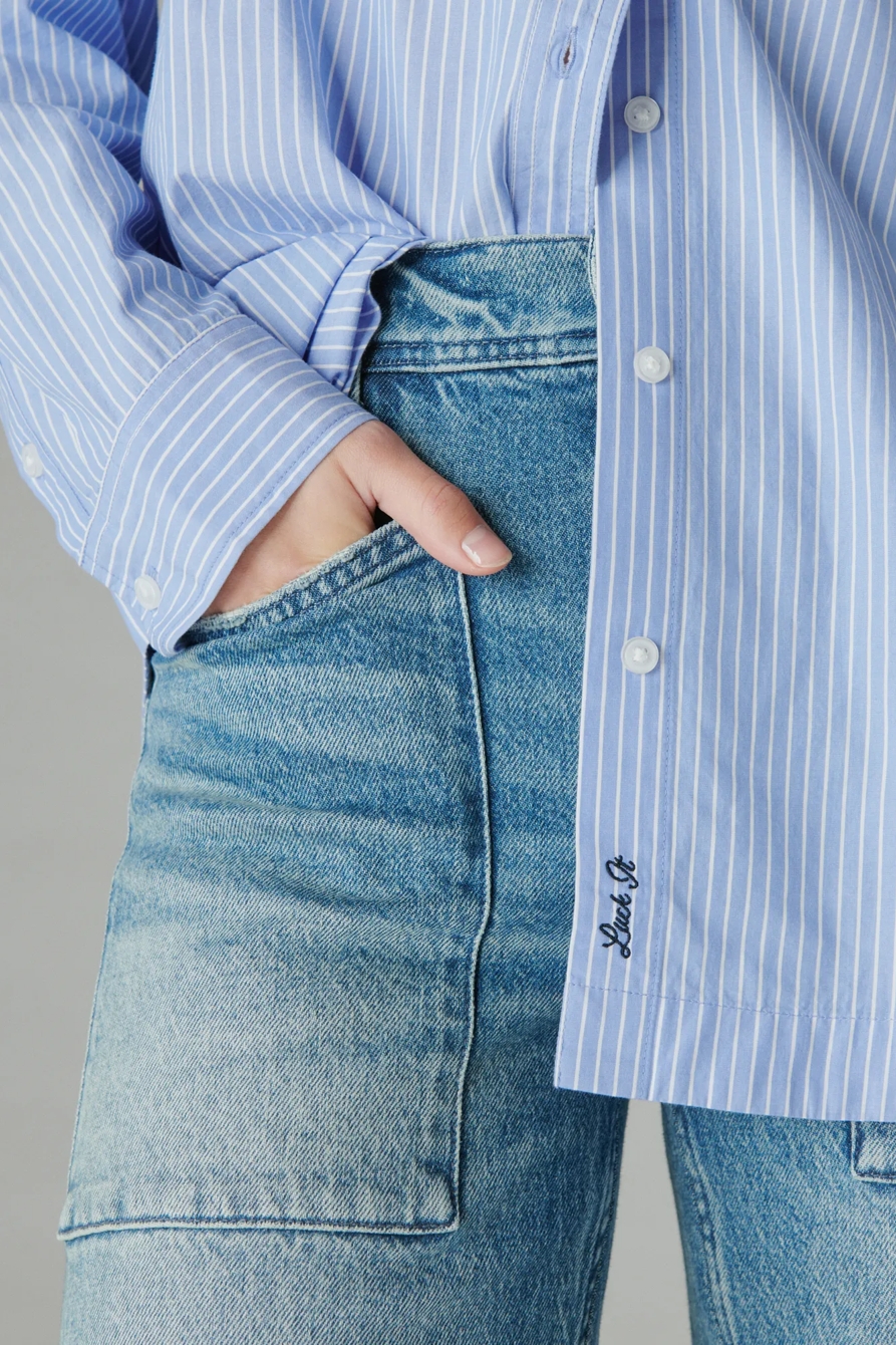 THE OVERSIZED POPLIN BUTTON DOWN, image 4