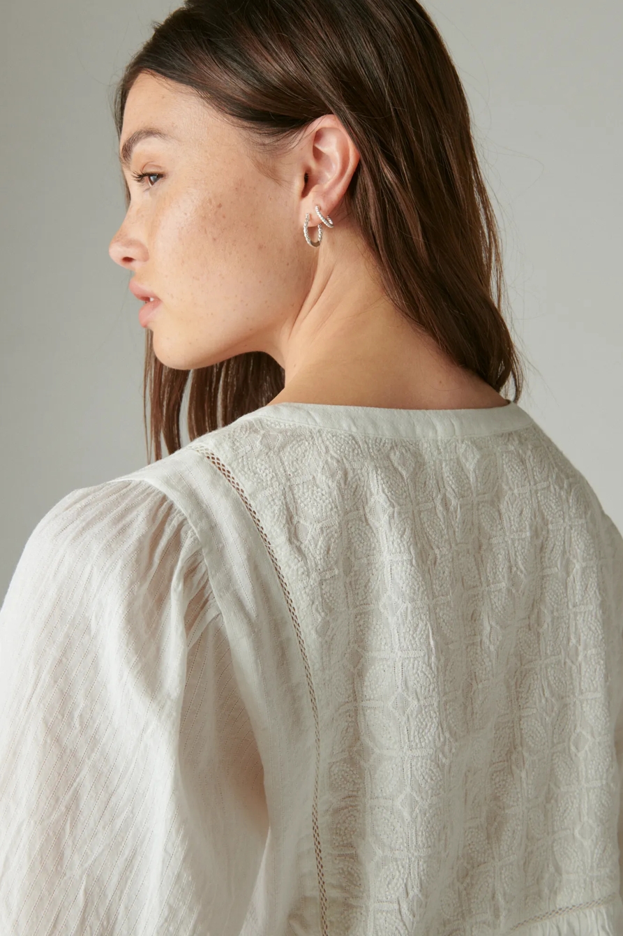LONG SLEEVE PEASANT BLOUSE, image 4