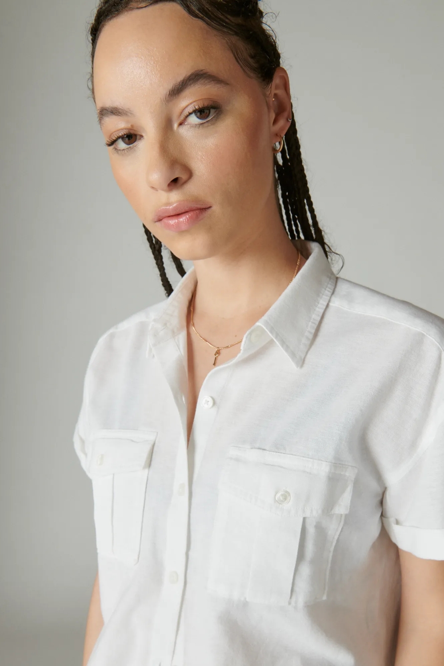 LINEN SHORT SLEEVE SHIRT, image 4