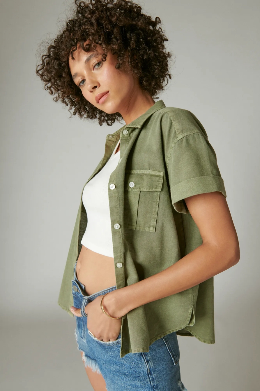 LINEN SHORT SLEEVE SHIRT, image 3