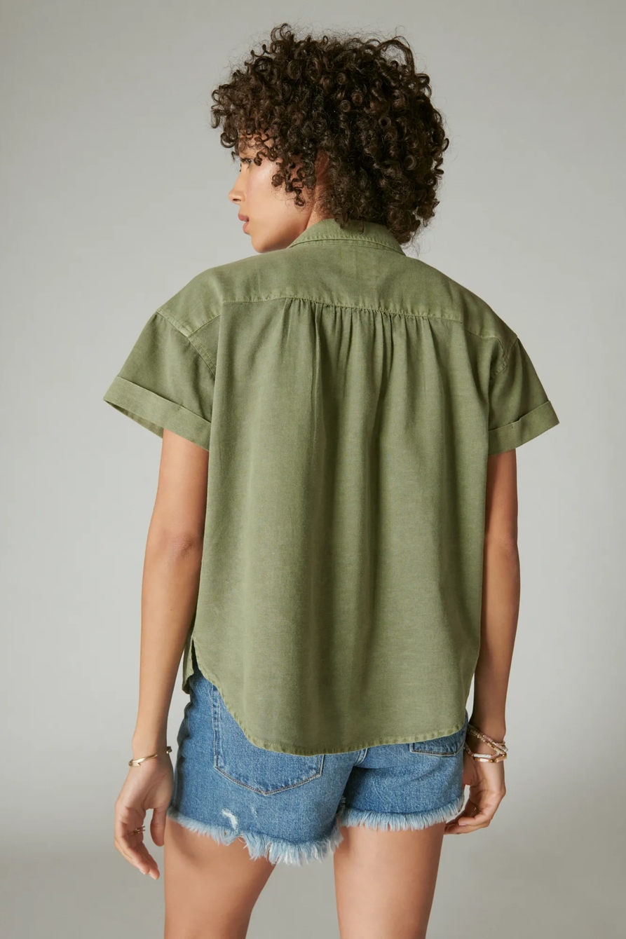 LINEN SHORT SLEEVE SHIRT, image 4