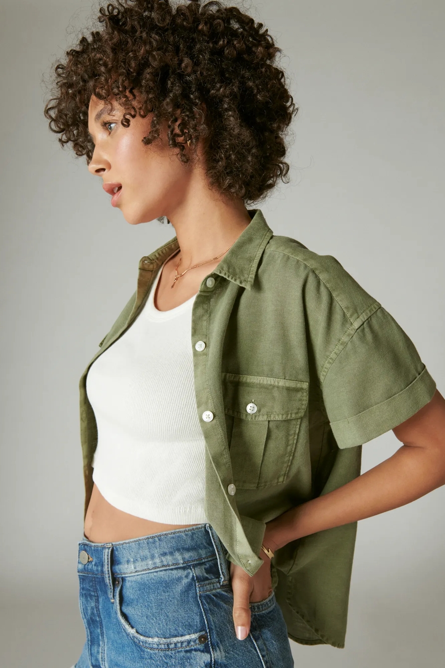 LINEN SHORT SLEEVE SHIRT, image 5