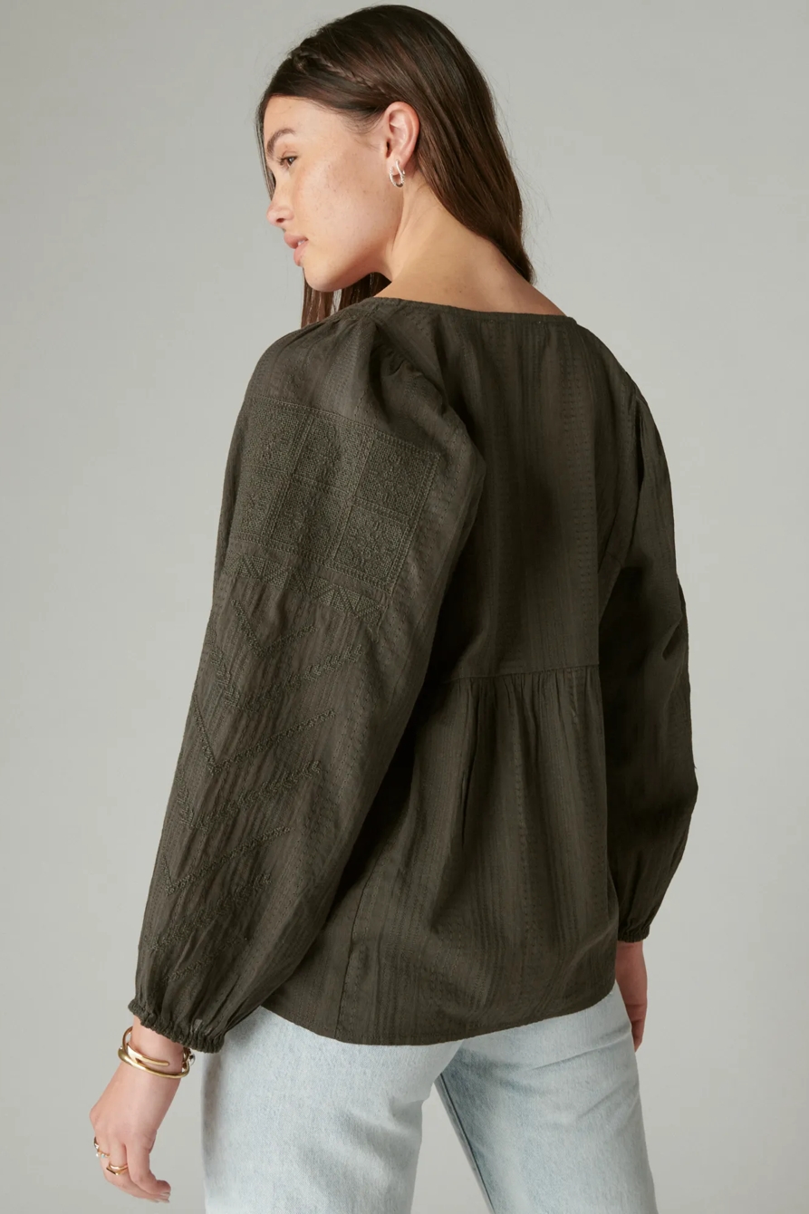 LONG SLEEVE EMBROIDERED TUNIC, image 4