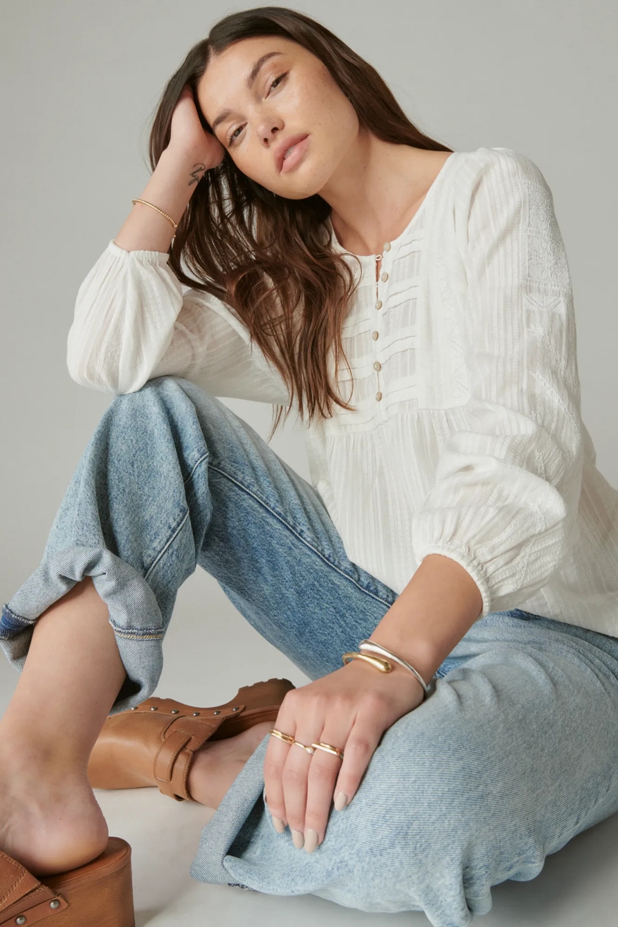 LONG SLEEVE EMBROIDERED TUNIC, image 2