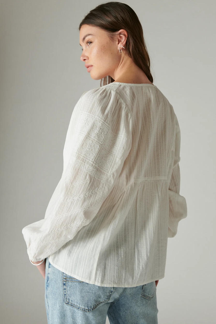 LONG SLEEVE EMBROIDERED TUNIC, image 3