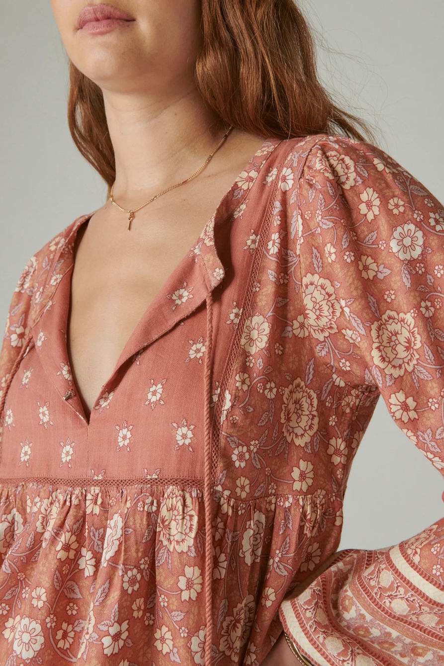 LONG SLEEVE PEASANT BLOUSE, image 4