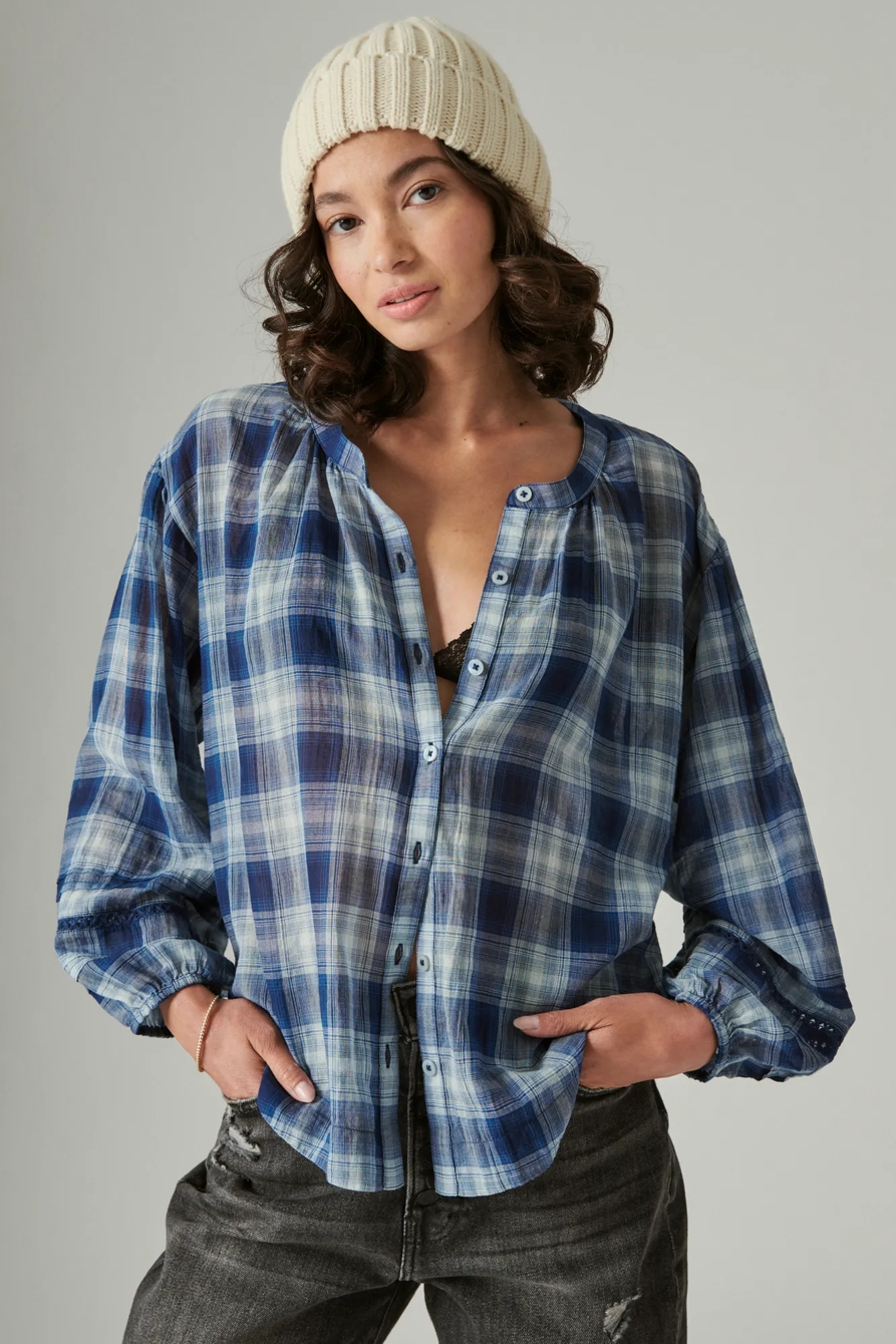 RELAXED BUTTON THROUGH BLOUSE, image 2