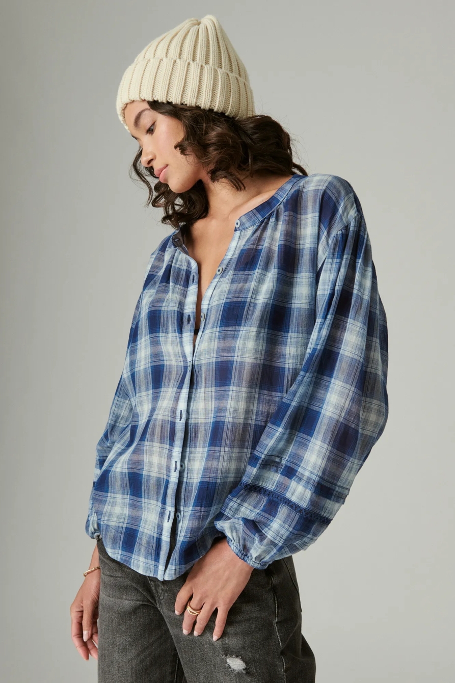 RELAXED BUTTON THROUGH BLOUSE, image 3