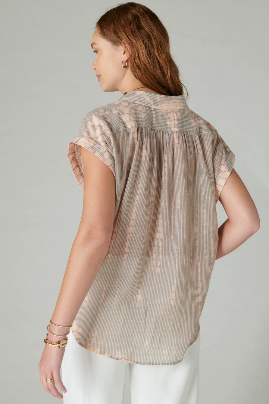 WASHED DOLMAN POPOVER SHIRT, image 4