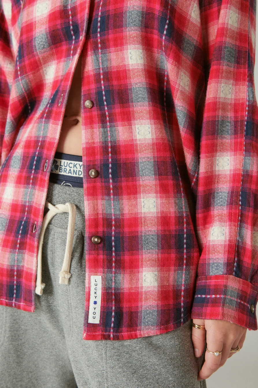 OVERSIZED PLAID TUNIC, image 2