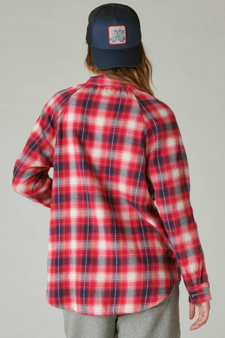 OVERSIZED PLAID TUNIC, image 3
