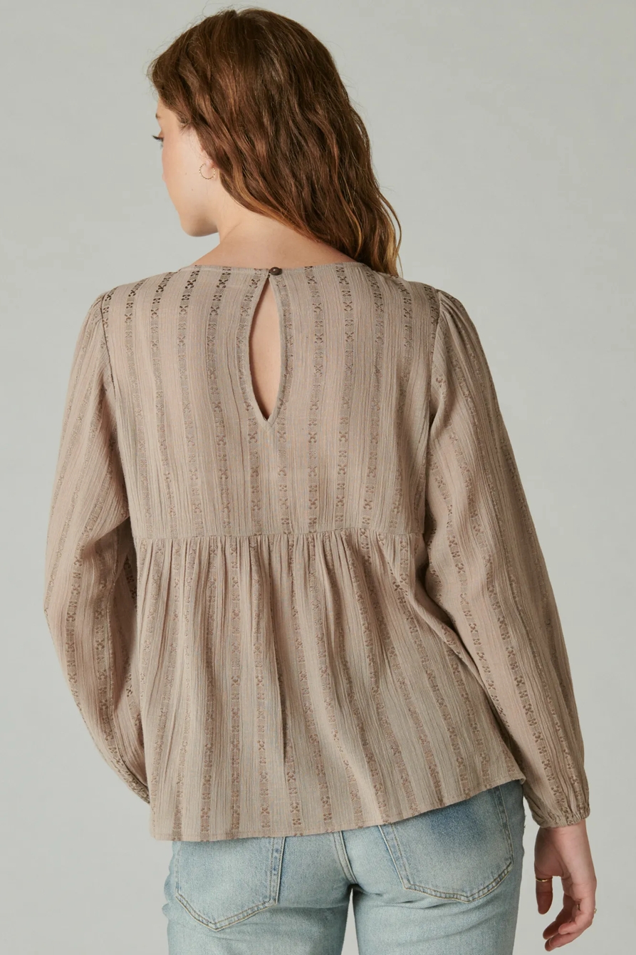 BEADED EMBROIDERED PEASANT TOP, image 4