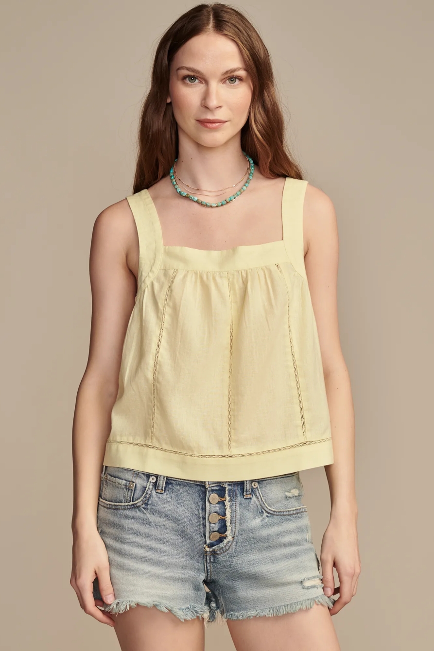 HEMP LACE CAMI TOP, image 1