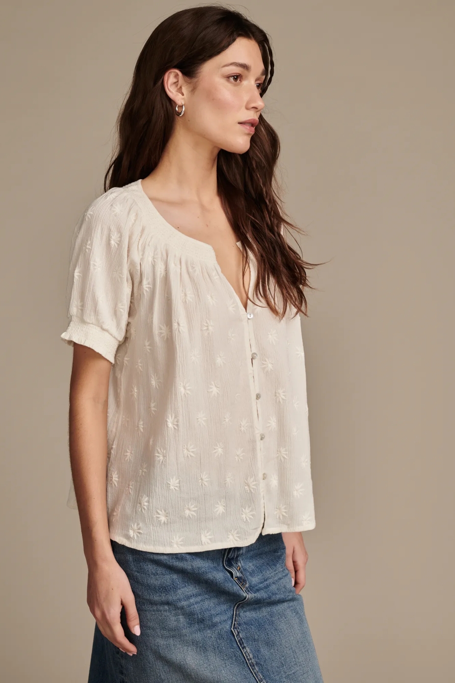HIGHEST QUALITY SMOCKED EMBROIDERY BLOUSE, image 3