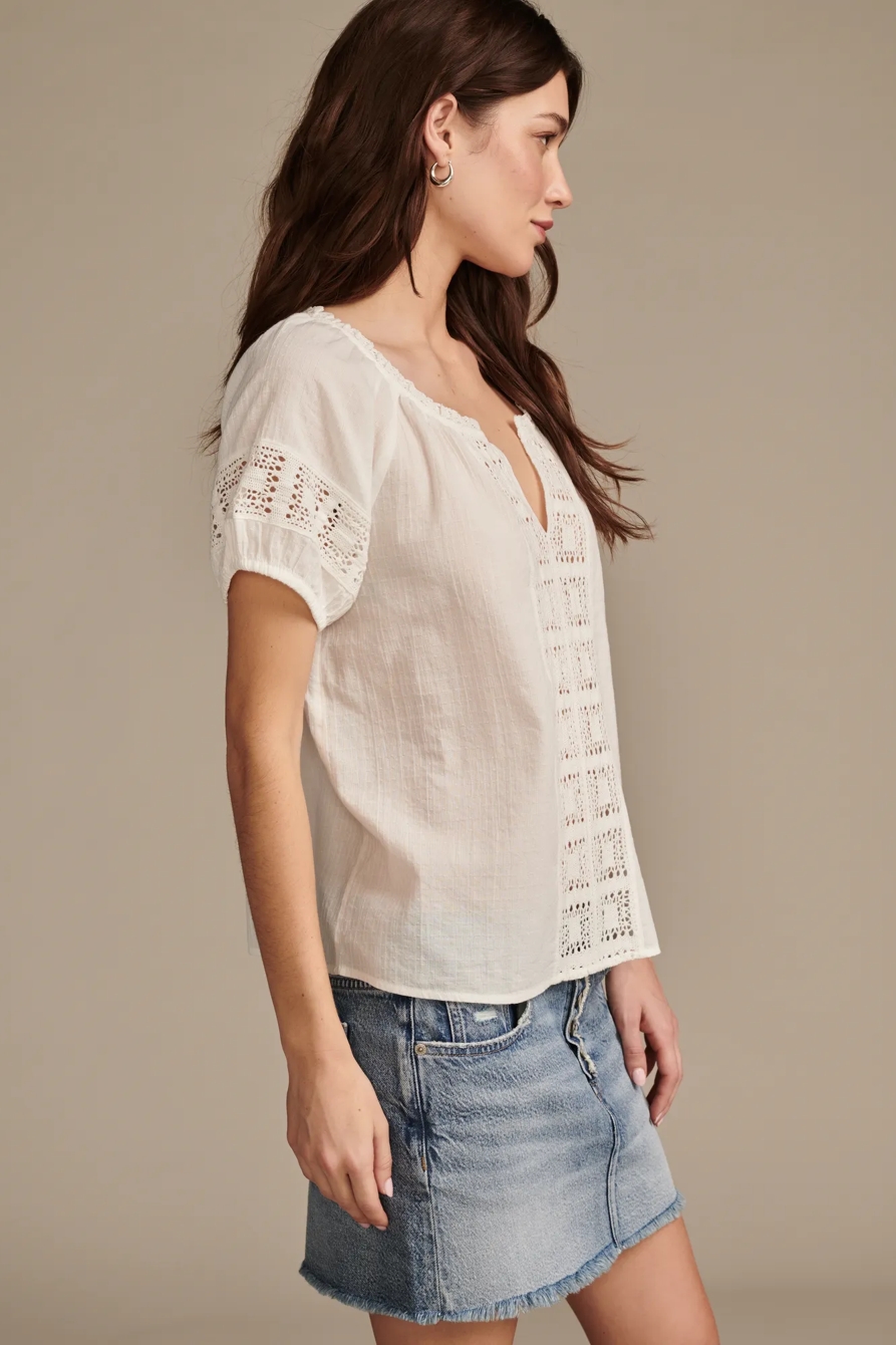 CROCHET SHORT SLEEVE TOP, image 4
