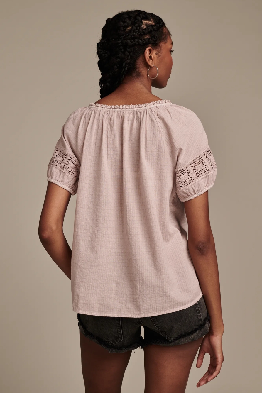 CROCHET SHORT SLEEVE TOP, image 5