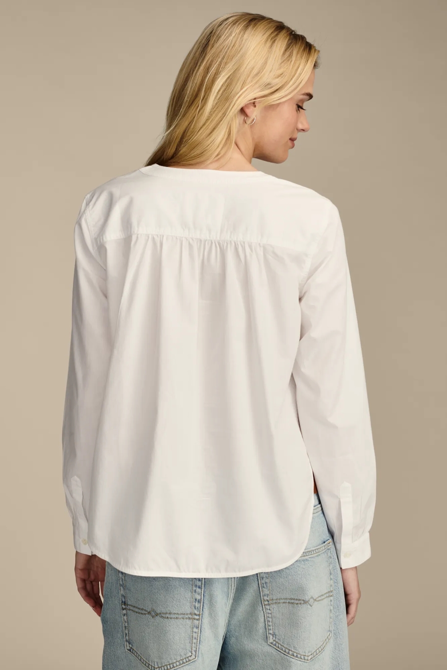 PINTUCK BIB BLOUSE, image 3