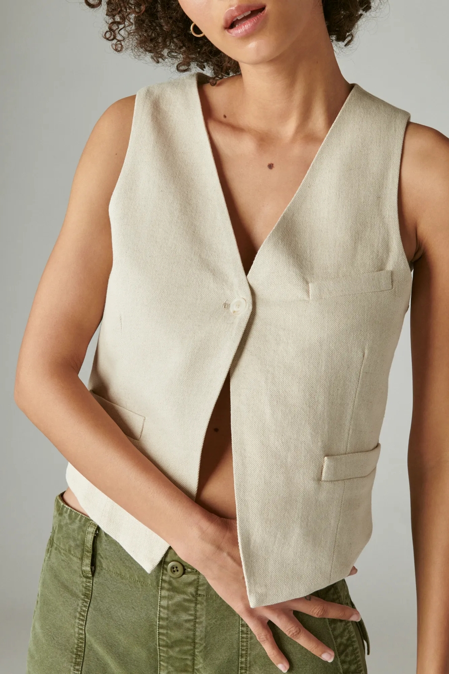 LINEN VEST, image 2