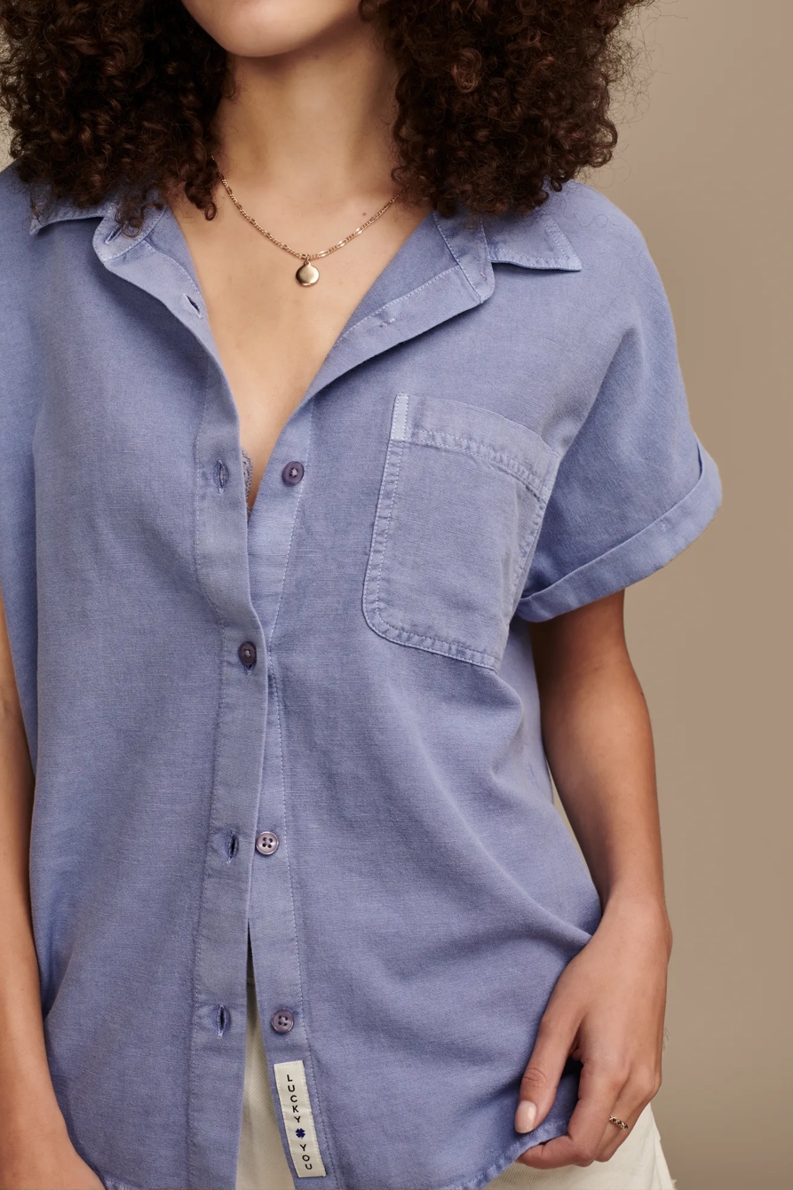 LINEN SHORT SLEEVE SHIRT, image 3