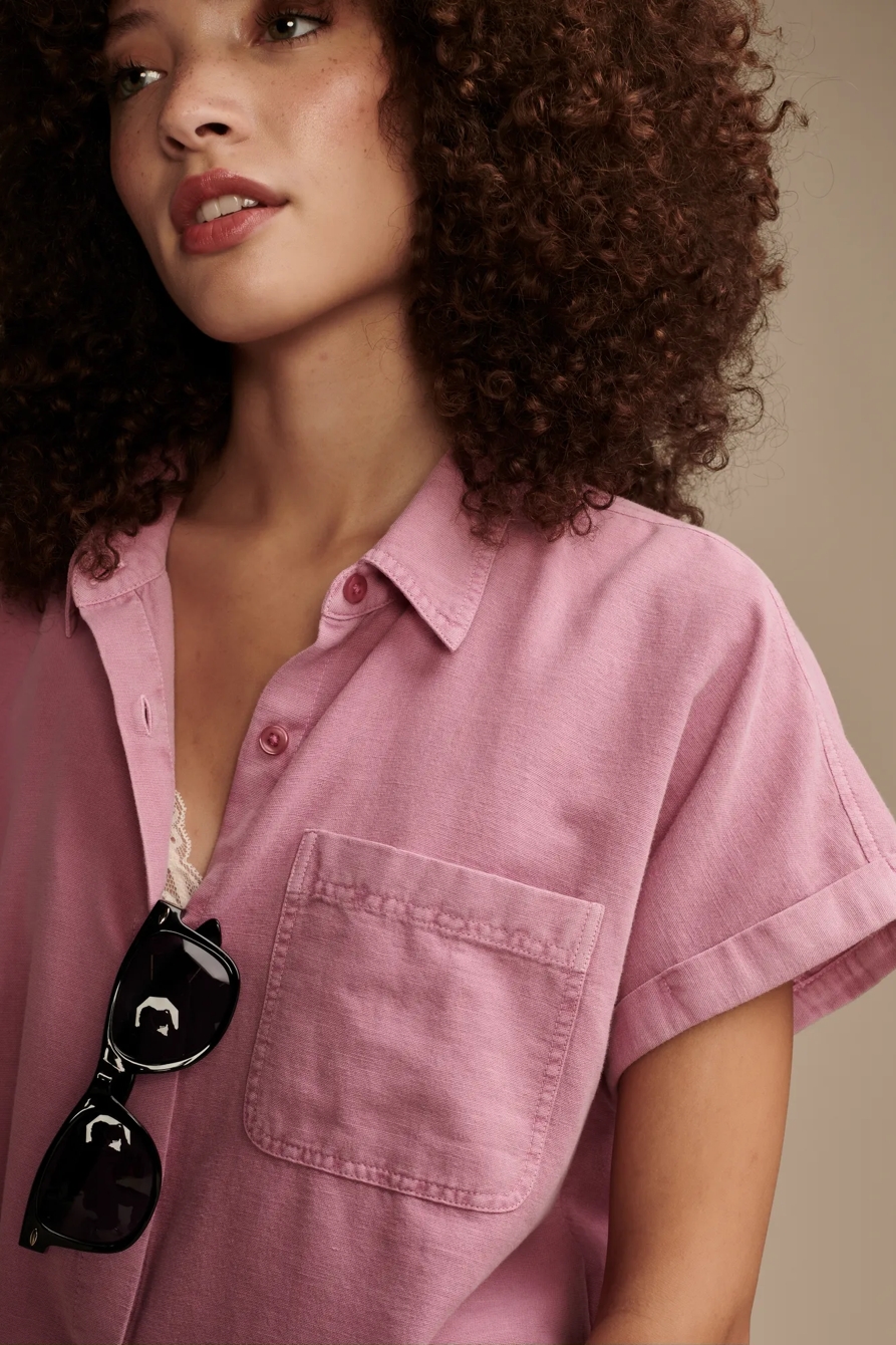 LINEN SHORT SLEEVE SHIRT, image 2
