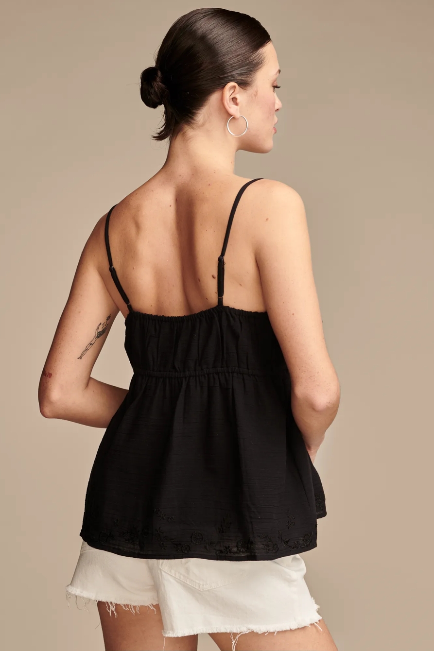 EMBROIDERED BABYDOLL CAMI, image 4