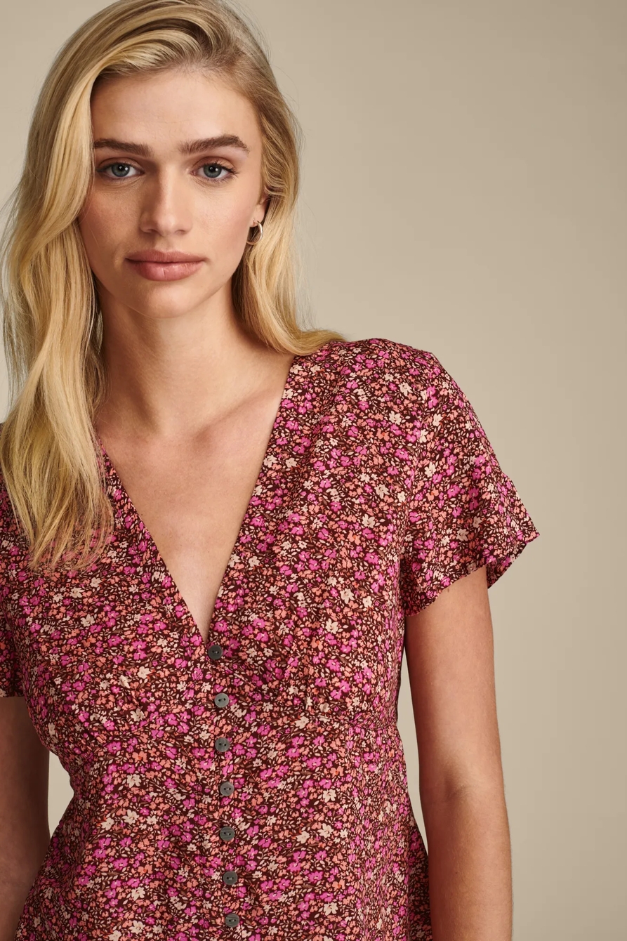 PRINTED BUTTON FRONT TOP, image 2