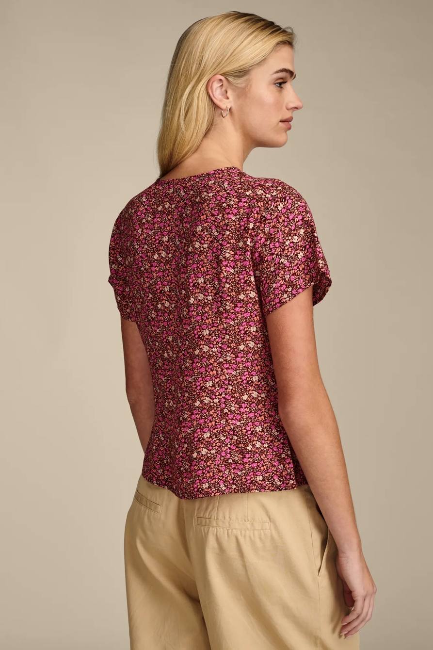 PRINTED BUTTON FRONT TOP, image 3