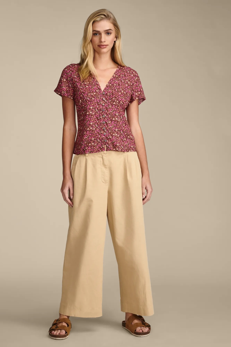 PRINTED BUTTON FRONT TOP, image 4