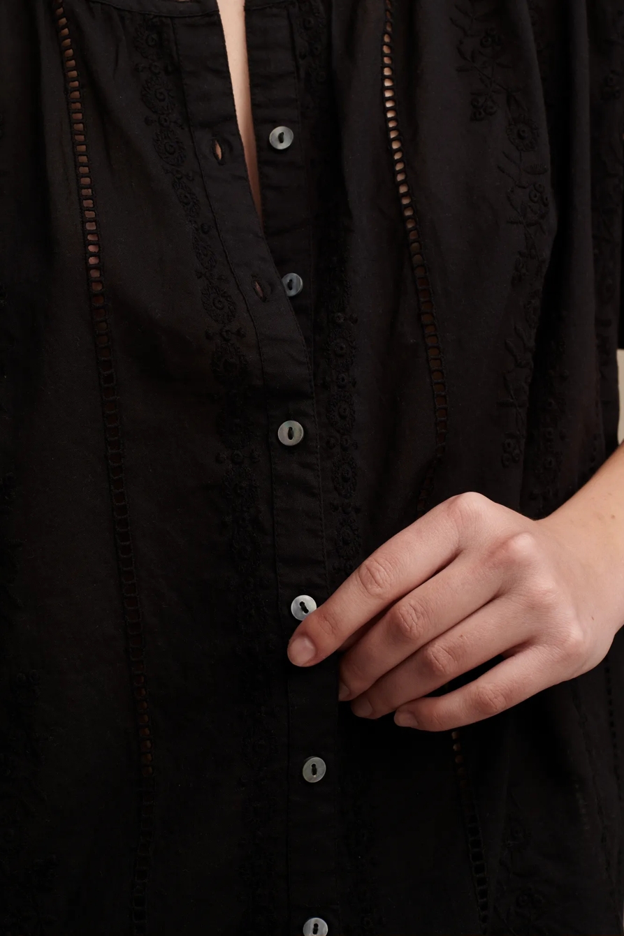 SMOCKED SHOULDER BLOUSE, image 3