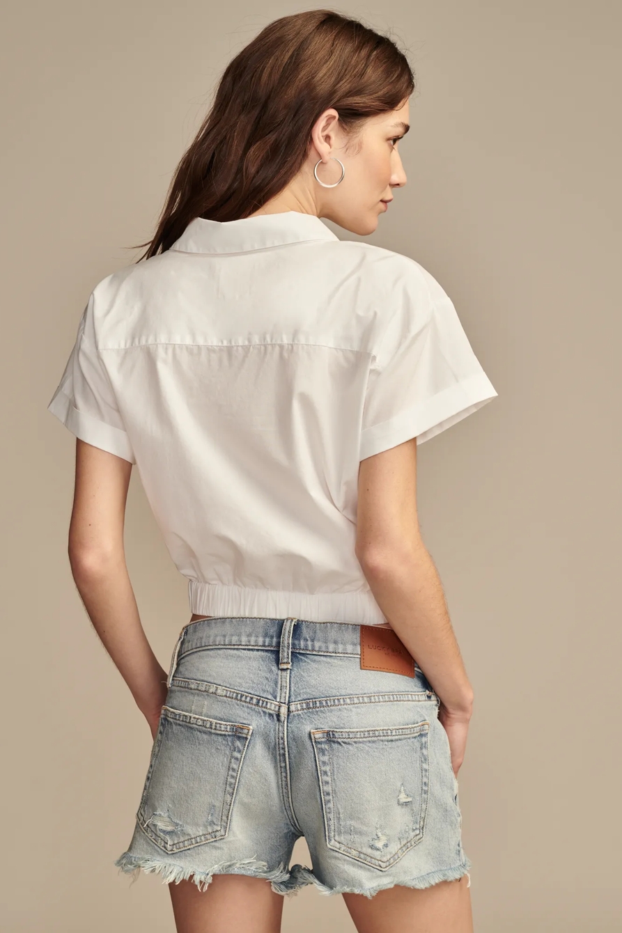 TWIST FRONT COLLARED SHIRT, image 6