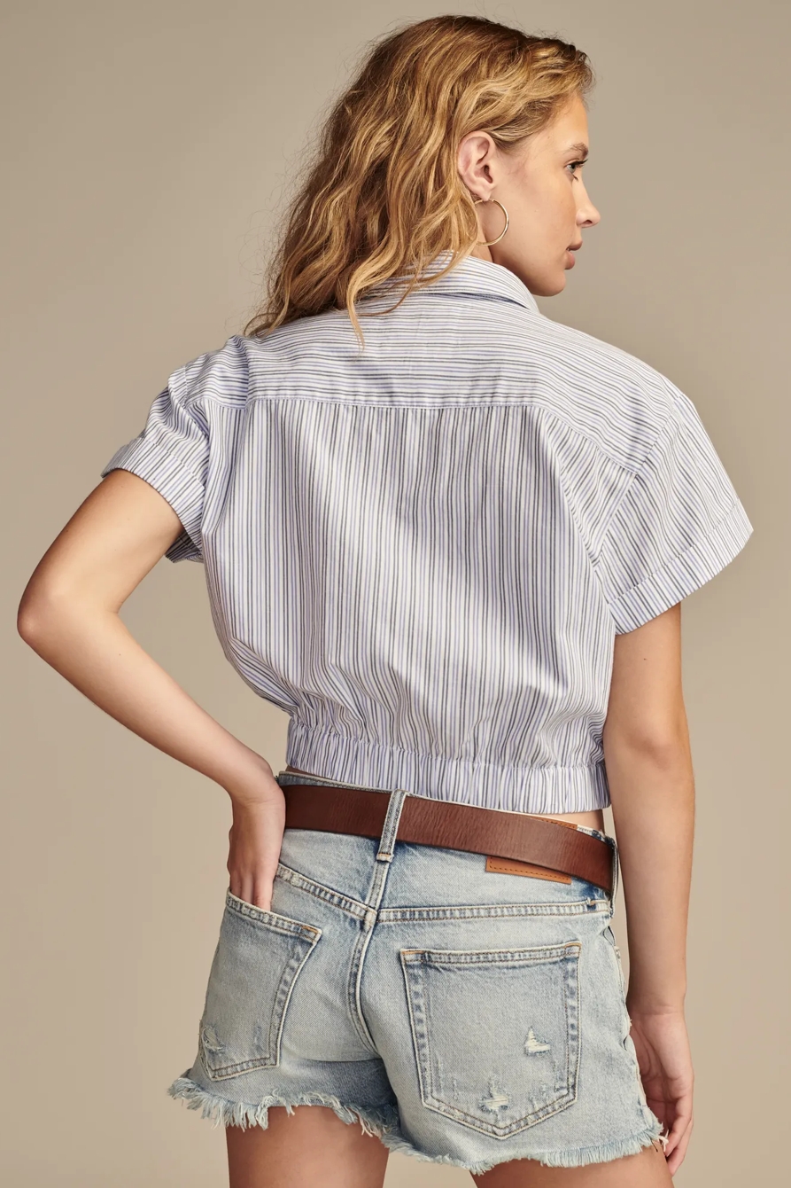 TWIST FRONT COLLARED SHIRT, image 5