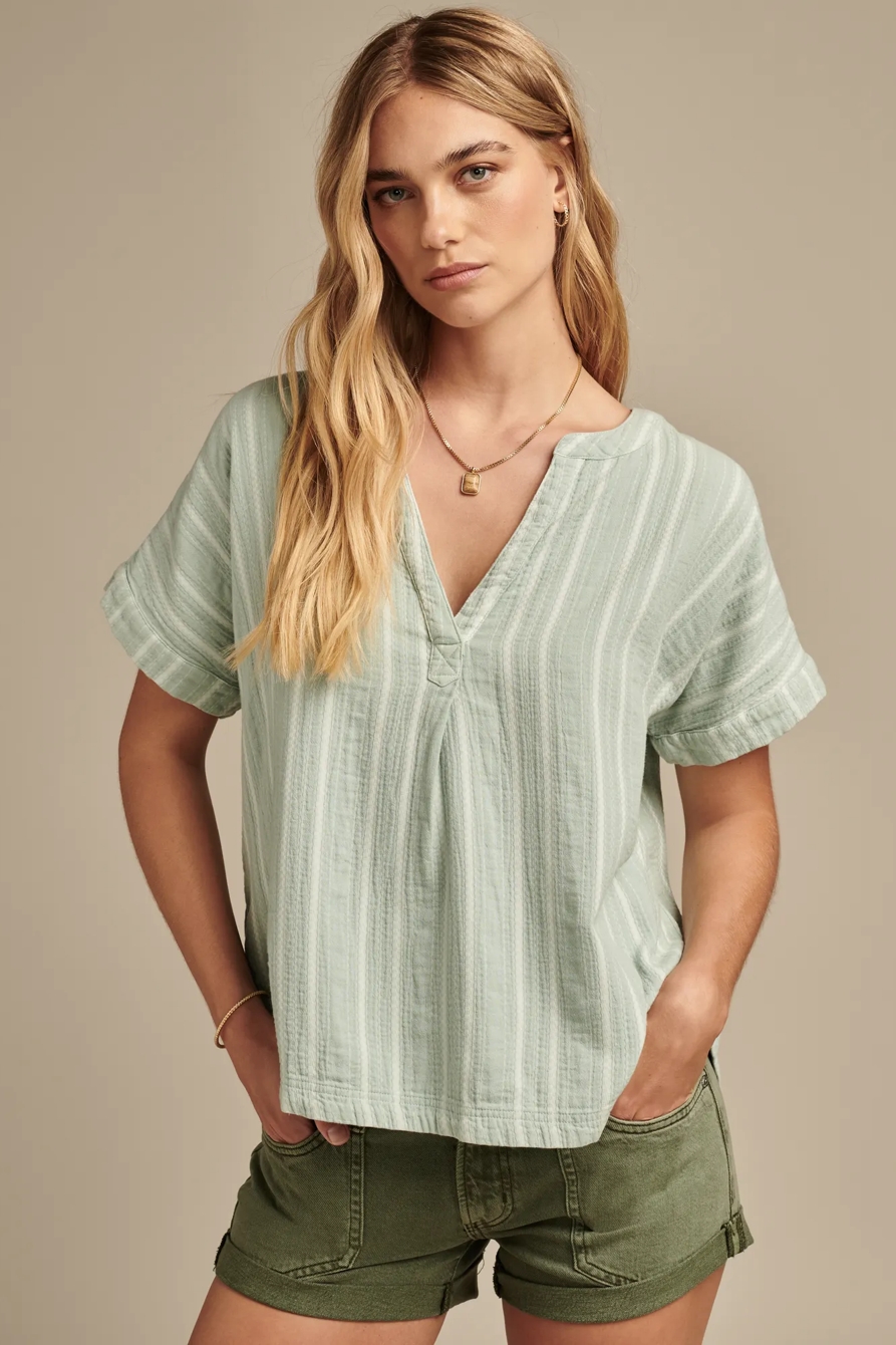 SOLID CAMP SHIRT POPOVER, image 3