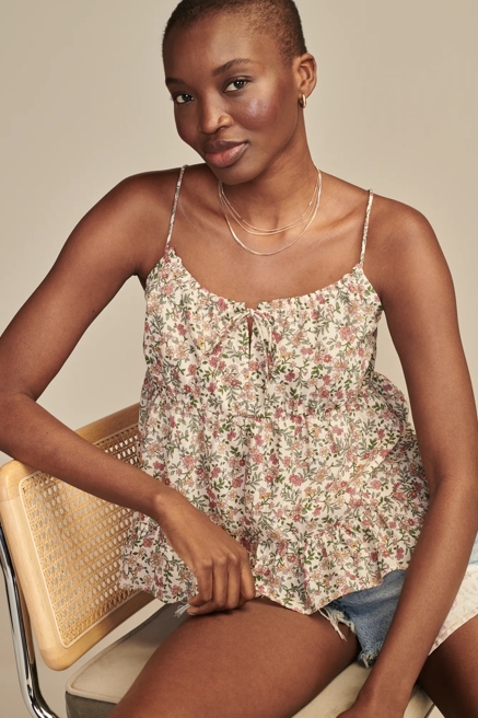 TIE FRONT SWING CAMI, image 2