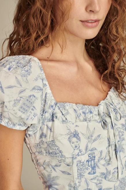 Peasant Corset Toile Top, image 2