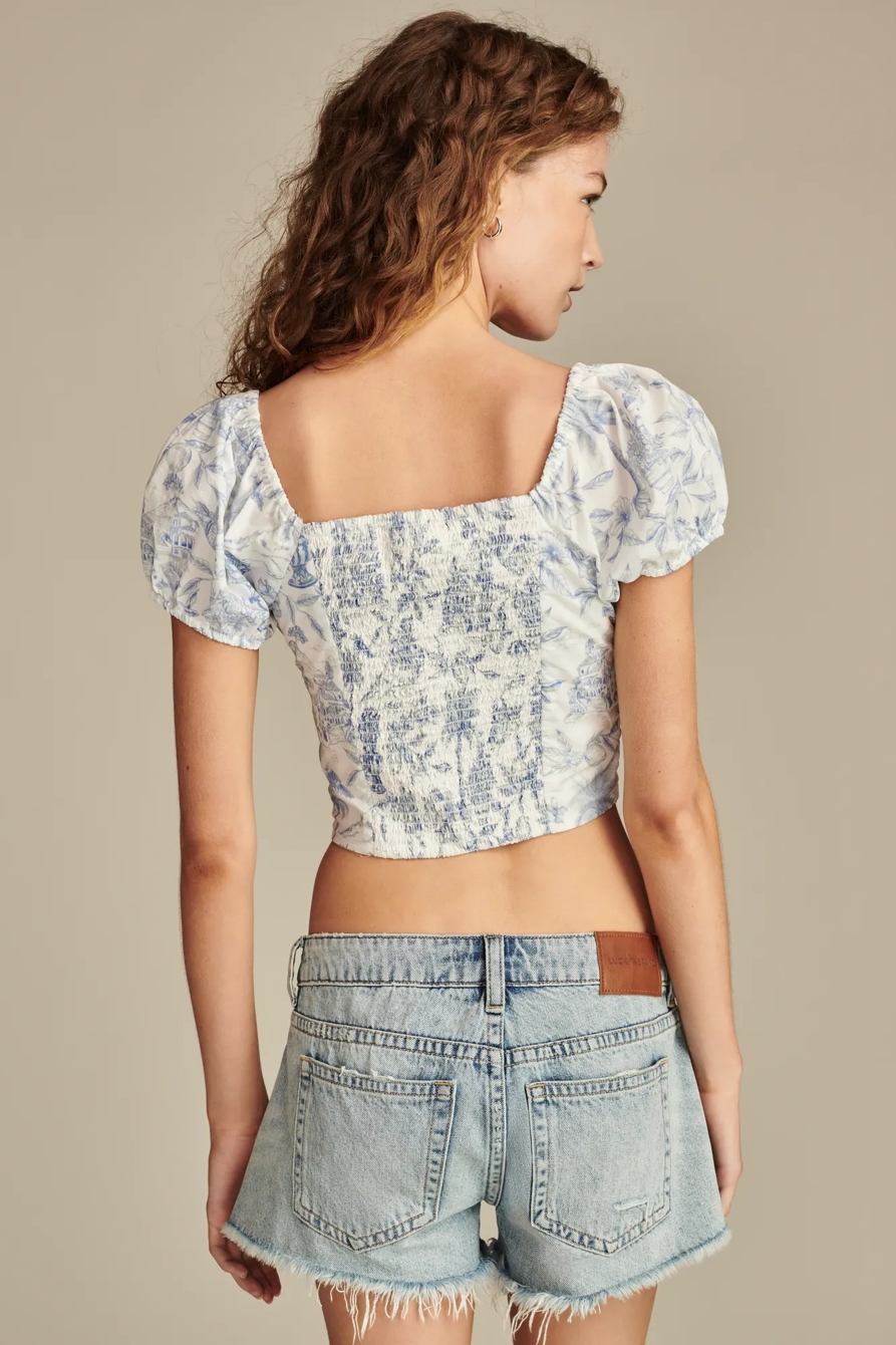 Peasant Corset Toile Top, image 4