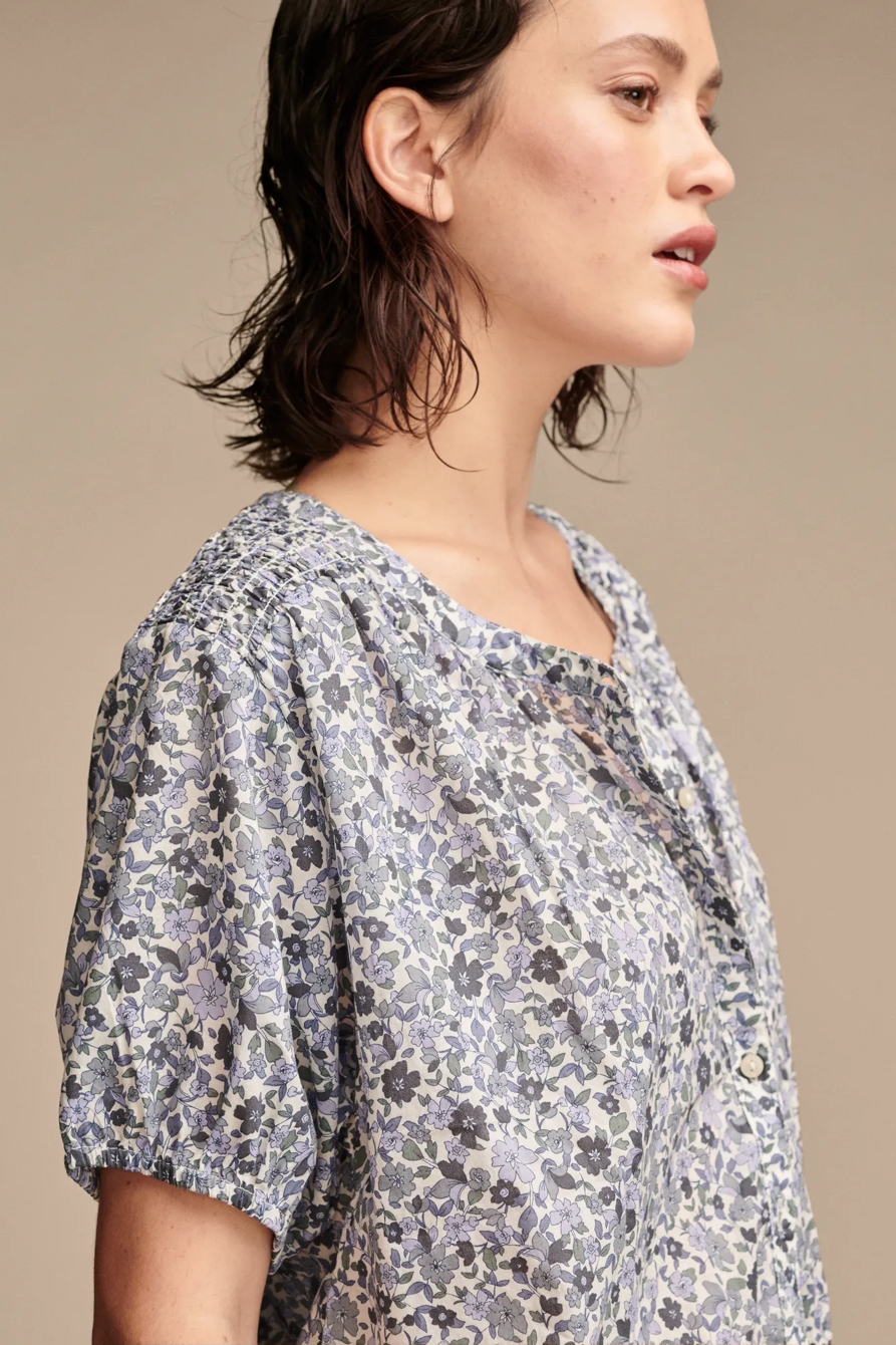 SMOCKED SHOULDER BLOUSE, image 3