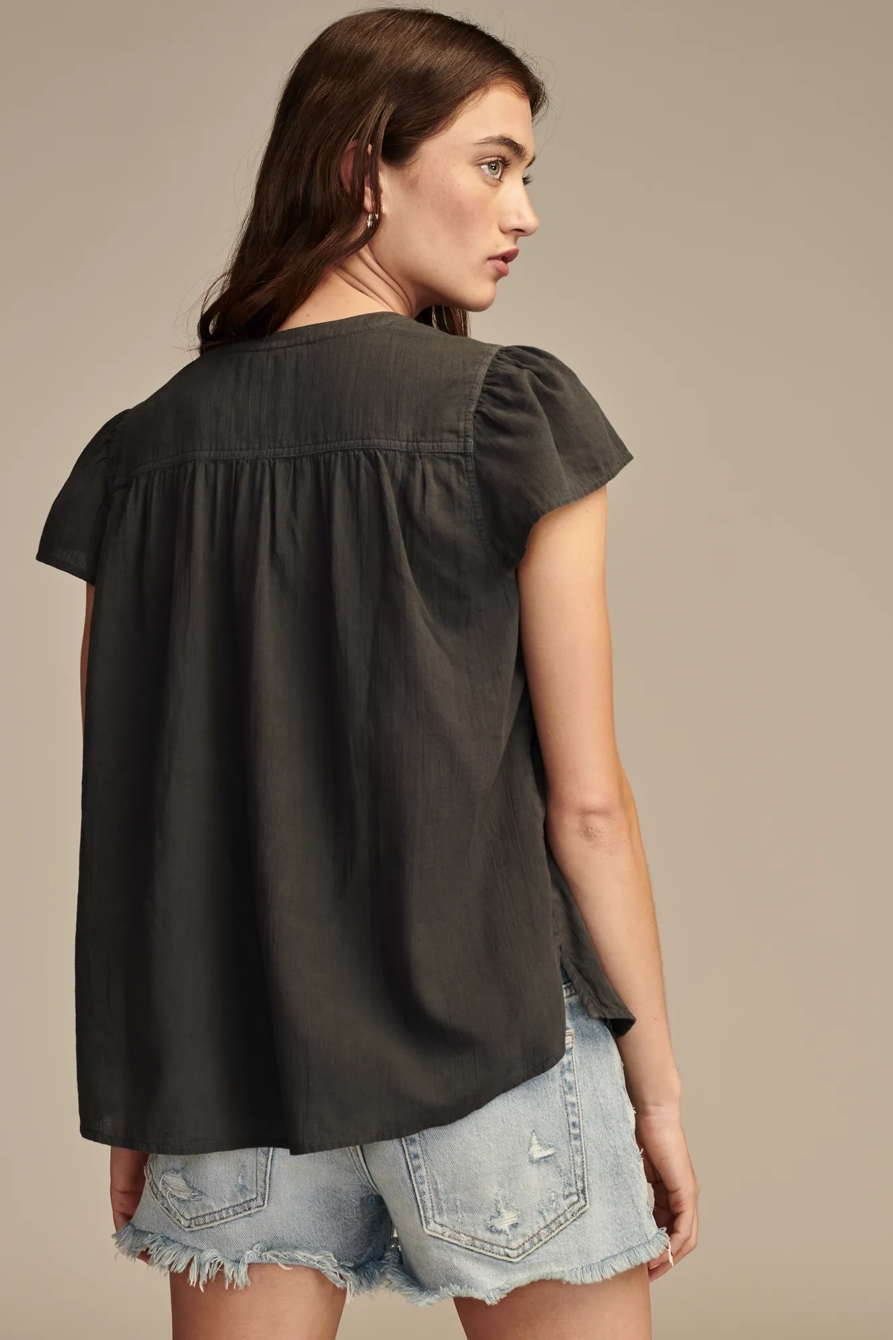 PINTUCK PLEASANT BLOUSE, image 6