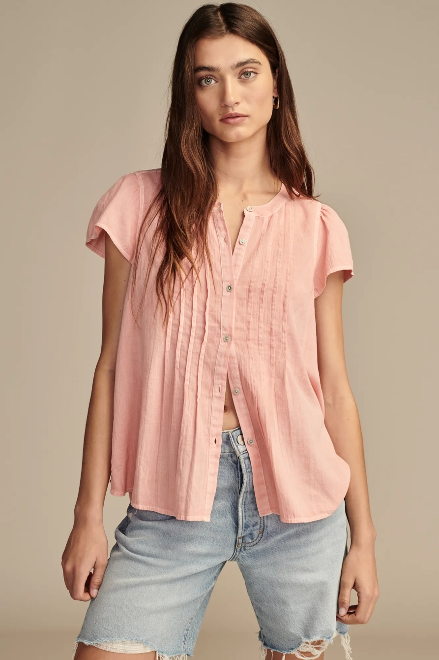 PINTUCK PLEASANT BLOUSE, image 1