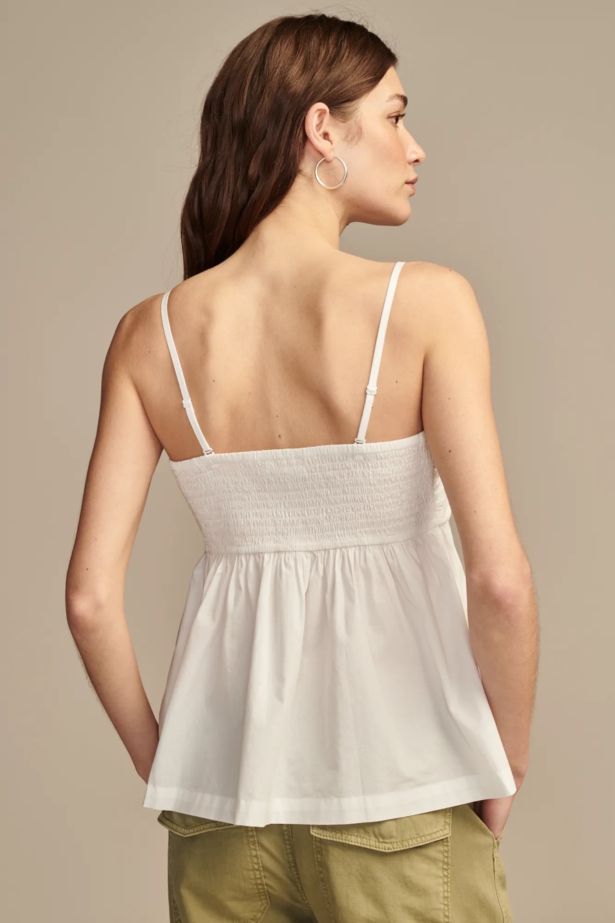 RUCHED BODICE POPLIN TUBE TOP, image 4