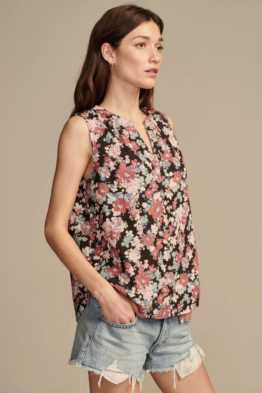 SLEEVELESS POPOVER SHIRT, image 3