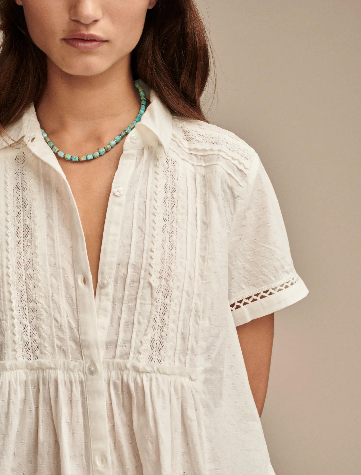 Camicia button-down boyfriend in denim Calvin Klein® | LV047E753G3NS