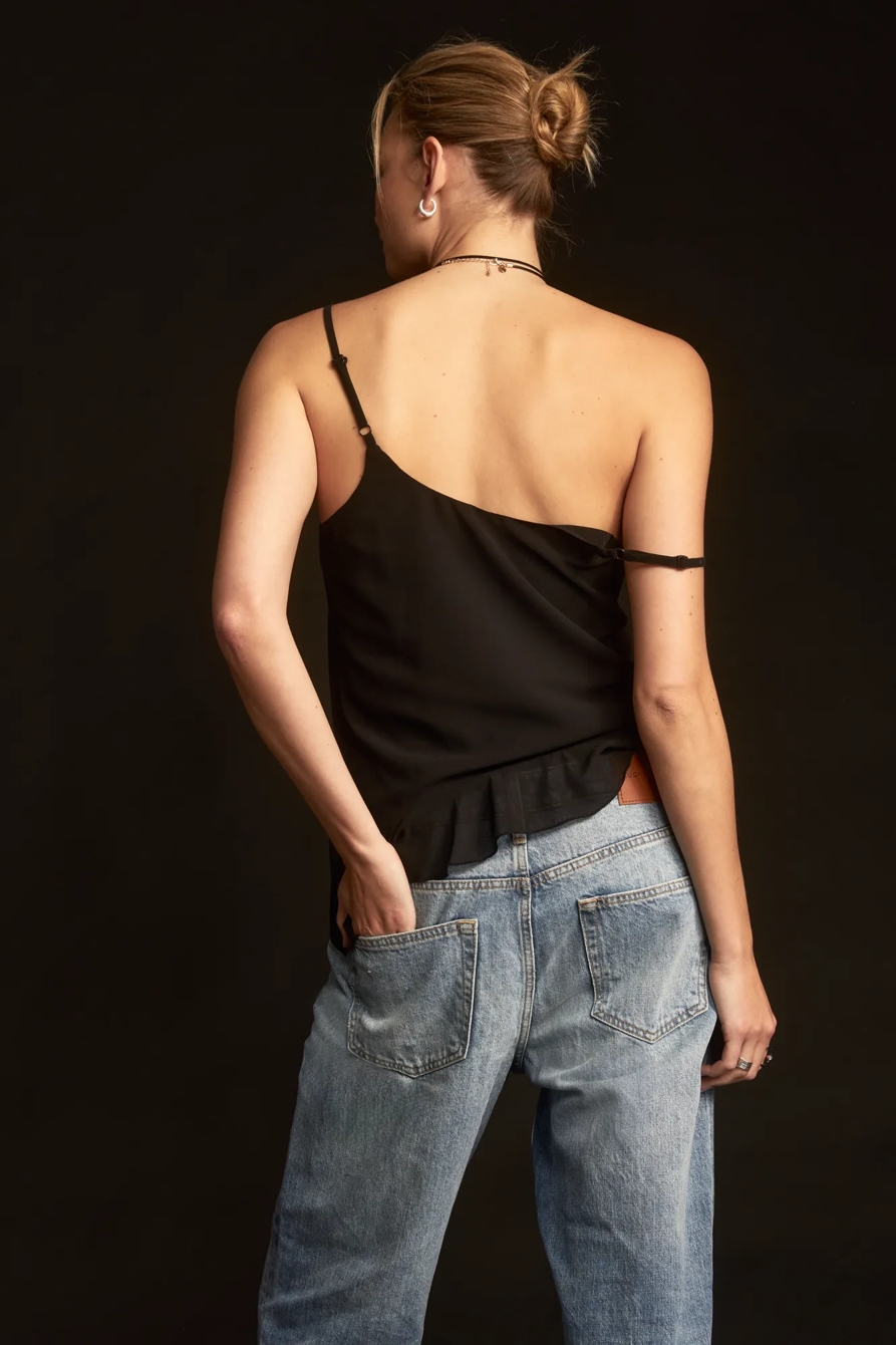 CHIFFON RUFFLE TANK, image 3