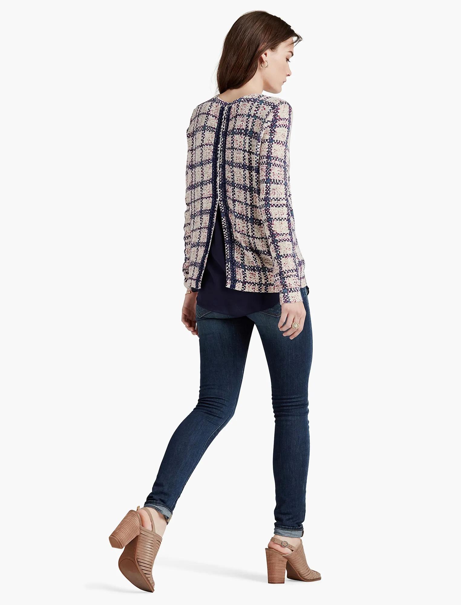 PLAID PRINTED SWEATER, image 2