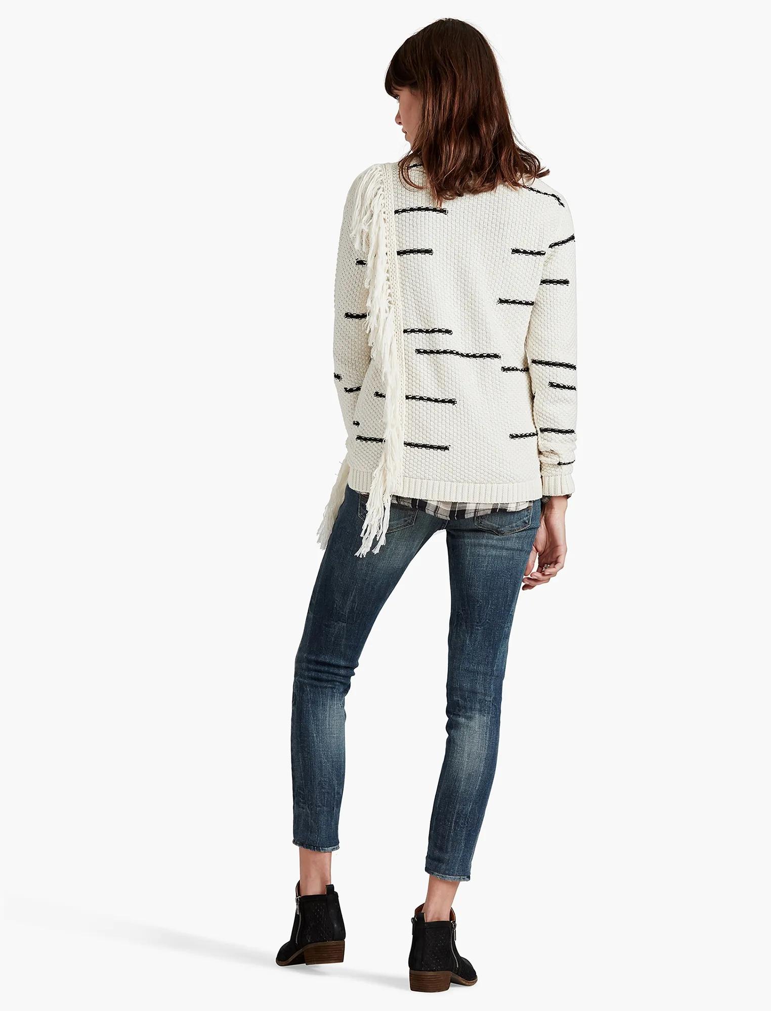 FRINGE STRIPE PULLOVER, image 2