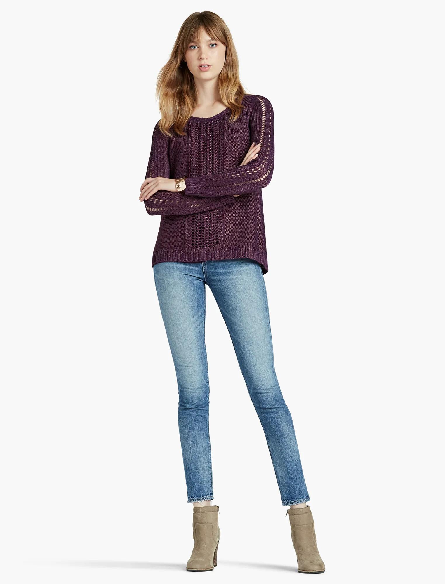 METALLIC MIX SWEATER, image 2