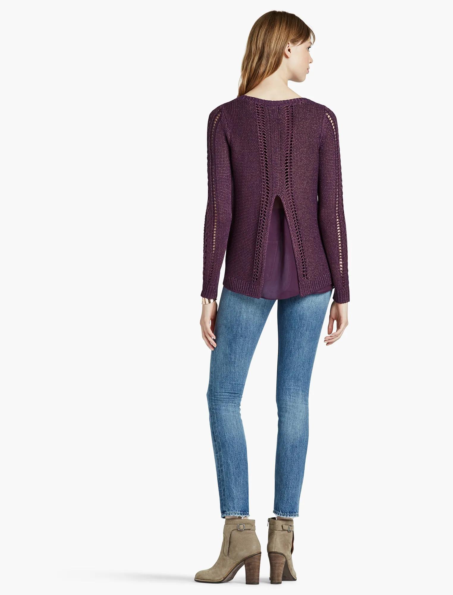 METALLIC MIX SWEATER, image 3